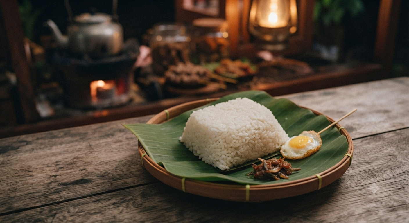 Nasi Putih original dengan karbohidrat 